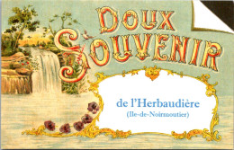 S13830 Cpa 85 De L' Herbaudière " Ile De Noirmoutier " Doux  Souvenir - Noirmoutier