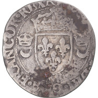 Monnaie, France, Henri II, Douzain Aux Croissants, 1551, Toulouse, TB+, Billon - 1547-1559 Enrique II