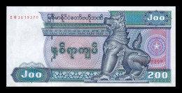 Myanmar 200 Kyats 1995 Pick 75b Sc Unc - Myanmar