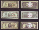 China BOC Bank (Bank Of China) Training/test Banknote,United States D Series 7 Different Dollars Specimen Overprint - Colecciones Lotes Mixtos