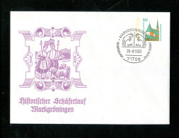 "BUNDESREPUBLIK DEUTSCHLAND" 1993, Privatganzsachenumschlag "Schaeferlauf Markgroeningen", SSt. (17668) - Sobres Privados - Usados
