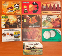 10 Different Phonecards - Alimentazioni