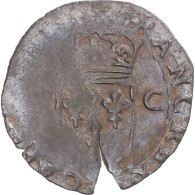Monnaie, France, Charles X, Douzain Aux Deux C, 1592, TB, Billon, Gadoury:514 - 1589-1610 Heinrich IV.