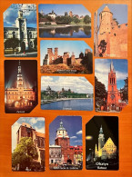 10 Different Phonecards - Paisajes