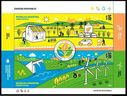 Argentina 2018 Renewable Energies Souvenir Sheet MNH - Unused Stamps