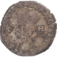 Monnaie, France, Henri IV, Douzain Aux Deux H, 1592, TB, Billon, Gadoury:552 - 1589-1610 Henry IV The Great