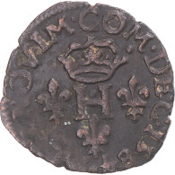 Monnaie, Italie, Delfino Tizzone, Liard, 1584, Desana, Comté De Desana, TTB - Monnaies Féodales