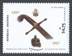 Argentina 1997 San Martin Sword Repatriation MNH Stamp - Neufs