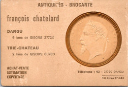 S13930 Cpa 27 Dangu - Antiqités Brocante François Chatelard - Dangu