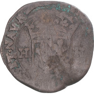 Monnaie, France, Henri IV, Douzain Aux Deux H, B+, Billon, Gadoury:551 - 1589-1610 Henri IV Le Vert-Galant