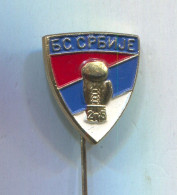 Boxing Box Boxen Pugilato - BSS Serbia Federation Association, Vintage Pin  Badge  Abzeichen - Boxing
