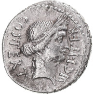 Monnaie, Jules César, Denier, 46 BC, Atelier Incertain, TTB, Argent - République (-280 à -27)