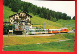 ZVS-39  Auberge Du Col De Soud, Villars-sur-Ollon  Train Bex-Villars-Bretaye. GF Circulé 2001 Sous Enveloppe - New Year