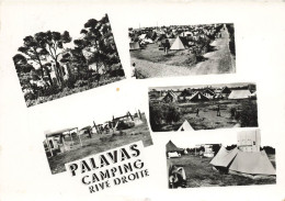 Palavas * Le Camping Rive Droite * Cp 5 Vues * Tente - Palavas Les Flots