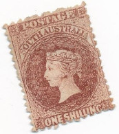 Australia South Australia - 1869 - One Shilling Brown Sideface - Used / Obl - Gebraucht