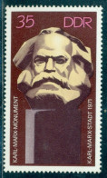 1971 Karl Marx,german Philosopher,Monument By Lev Kerbel,DDR,1706,MNH - Karl Marx