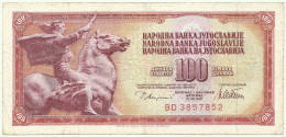 YUGOSLAVIA - 100 Dinara - 12/08/1978 - P 90.a - Serie BD - Sign. 10 - Yougoslavie