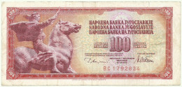 YUGOSLAVIA - 100 Dinara - 12/08/1978 - P 90.a - Serie BC - Sign. 10 - Yougoslavie