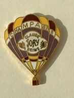 PIN'S MONTGOLFIERE - CHAMPAGNE CLAUDE JORY - Airships