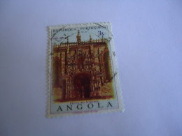 ANGOLA   USED  STAMPS  BUILDING  WITH POSTMARK  1950 - Angola