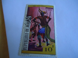 DAHOMEY USED STAMPS    DANCER CARNIVAL - Otros & Sin Clasificación