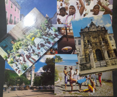 Lote 8 Postales Postcards De Salvador De Bahía – Brasil – Sin Usar - Salvador De Bahia