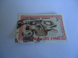 IVORY COAST  USED   STAMPS  ART   WITH POSTMARK - Côte D'Ivoire (1960-...)