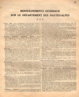 ANNUAIRE - 05 - Département Hautes Alpes - Année 1931 - édition Didot-Bottin - 18 Pages - Directorios Telefónicos