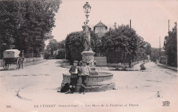 Le Vesinet -  Les Rues De La Fontaine Et Thiers -  CPA °J - Le Vésinet