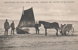 CPA -10295-Pays Bas -Vlieland Postvervoer, Van  Texel-Postvlet Met Postkar Op De Vliehors (beau Plan) - Envoi Gratuit - Vlieland