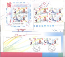 India  2012  London Olympics  MS + 4v FDC + 2 Sets + Brochure  Presentation Pack  #  36275d  Inde  Indien - Verano 2012: Londres