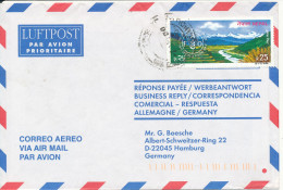 Nepal Air Mail Cover Sent To Germany 7-4-2000 Single Franked - Népal
