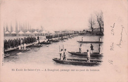 Bougival , Passage Sur Un Pont - Genie  - CPA °J - Bougival