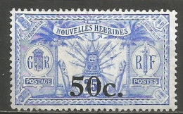 NUEVAS HEBRIDES YVERT NUM. 75 NUEVO SIN GOMA - Unused Stamps