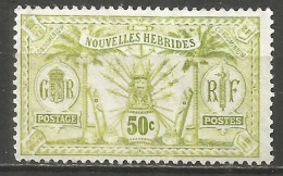 NUEVAS HEBRIDES YVERT NUM. 44 NUEVO SIN GOMA - Unused Stamps