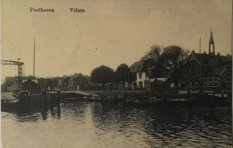 Velsen (NH) Ponthaven 1912 Topkaart Iets Doorslag Stempel ! - Other & Unclassified