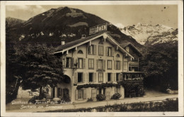 CPA Sachseln Am Samersee Kt. Obwalden, Gasthaus Und Pension Zum Löwenp - Sachseln