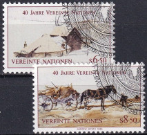 UNO WIEN 1985 Mi-Nr. 51/52 O Used - Aus Abo - Used Stamps