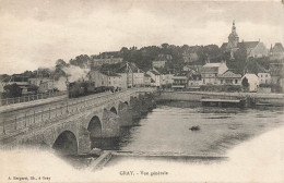 Gray * Vue Générale De La Commune Et Le Pont * Train Ligne Chemin De Fer - Gray