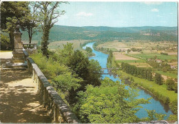 DOMME - La Vallée De La Dordogne Vue De La Barre - Domme