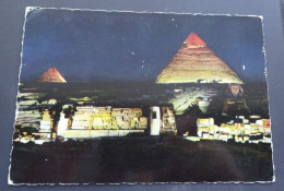 Nocturnal Magic At The Giza Pyramids - Lehnert & Landrock K. Lambelet Succ., Cairo - # 6 - Pyramids