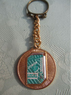 Porte-Clé Publicitaire Ancien/Café /LEGAL Vert /Un Cadeau Dans Cette Boite De Café / Métallique/ Vers 1960-1970   POC587 - Key-rings