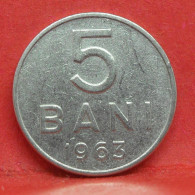 5 Bani 1963 - TTB - Pièce De Monnaie Roumanie - Article N°4494 - Roumanie