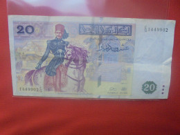 TUNISIE 20 DINARS 1992 Circuler - Tunisie