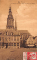 FURNES - Le Palais De Justice, Le Beffroi Et L'Eglise Ste Walburge - Veurne