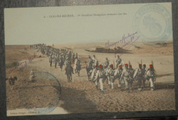 CP, Algérie, COLOMB BECHAR 1er Bataillon Sénégalais Revenant Des Tirs  N°6 Edition Ortégat Cliché GS   MILITARIA - Bechar (Colomb Béchar)