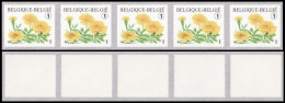 R116**(3824) - Tagètes / Goudsbloemen / Ringelblumen / Marigolds - Bande De 5 / Strook Van 5 / Streifen Von 5 - BUZIN - Coil Stamps