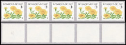 R116**(3824) - Tagètes / Goudsbloemen / Ringelblumen / Marigolds - Bande De 5 / Strook Van 5 / Streifen Von 5 - BUZIN - Coil Stamps