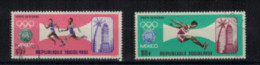 Togo - Poste Aérienne - "J.O. De Mexico" - Série Oblitérée N° 86 à 87 De 1967 - Togo (1960-...)