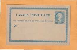 Canada Old Card - 1860-1899 Reign Of Victoria